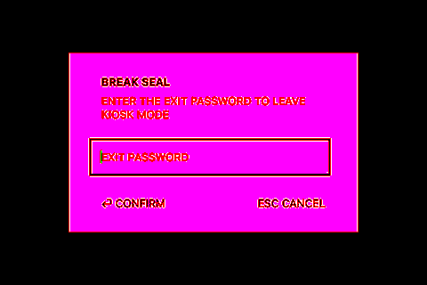 Password screenshot
